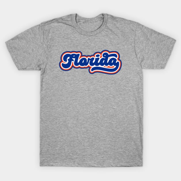 Retro Florida Script T-Shirt by SLAG_Creative
